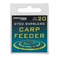 Drennan Eyed Barbless Carp Feeder Hooks Coarse & Match