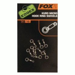 Fox EDGES™ Kuro Micro Hook Ring Swivels Carp & Specialist