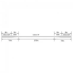 Carp & Specialist Fox Exocet Double Tapered Trans Khaki Line