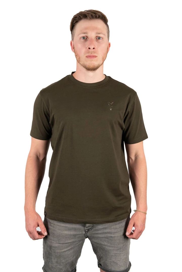 Fox Khaki T Shirt Carp & Specialist