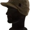 Carp & Specialist Fox Khaki/Black Peaked Beanie