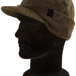 Carp & Specialist Fox Khaki/Black Peaked Beanie