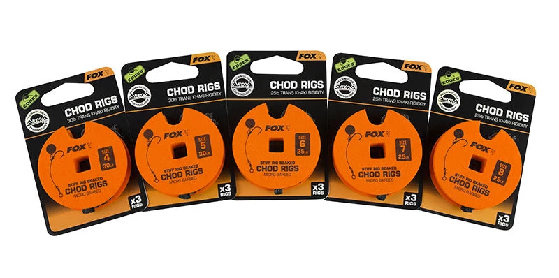 Carp & Specialist Fox Edges Stiff Chod Rigs