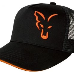 Fox Black/Orange Trucker Cap Carp & Specialist