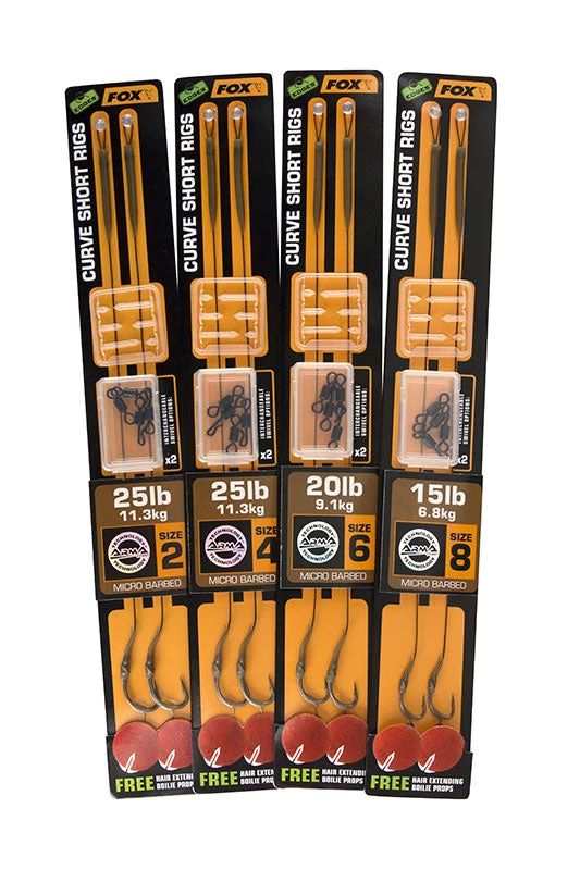 Carp & Specialist Fox Edges Curve Short Rigs Brown