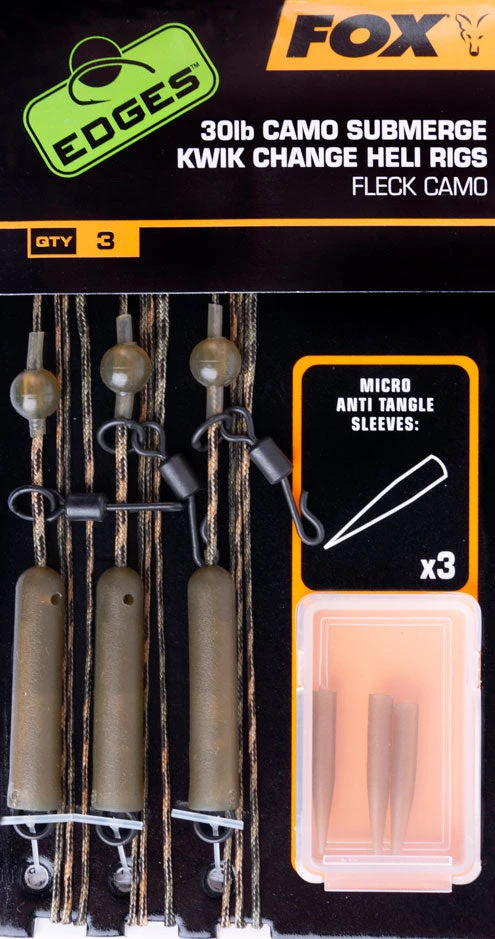 Carp & Specialist Fox Submerge Kwik Change Heli Rigs