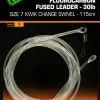 Carp & Specialist Fox Fluorocarbon Fused Leader 30lb