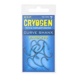 ESP Cryogen Curve Shank Barbless Carp & Specialist