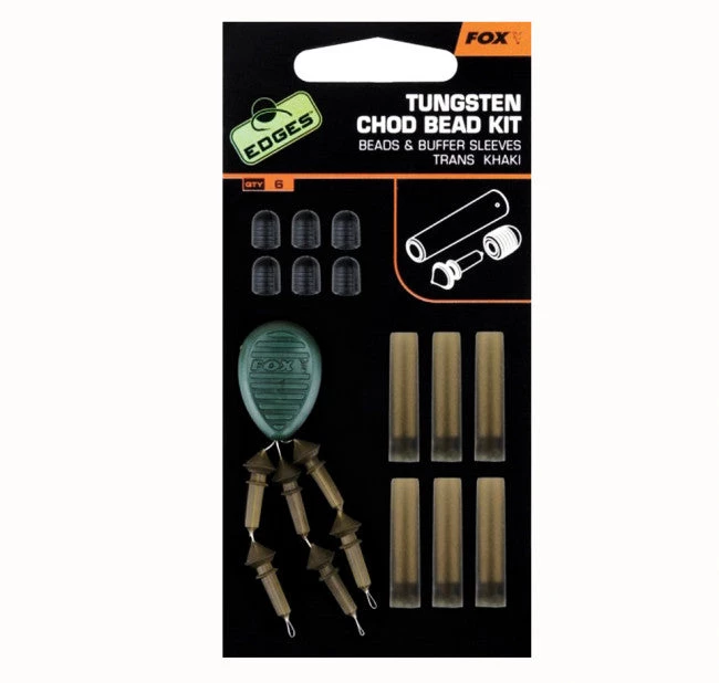 Fox EDGES™ Tungsten Chod Bead Kit Carp & Specialist