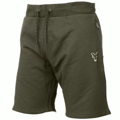 Carp & Specialist Fox Collection Green/Silver LW Jogger Shorts