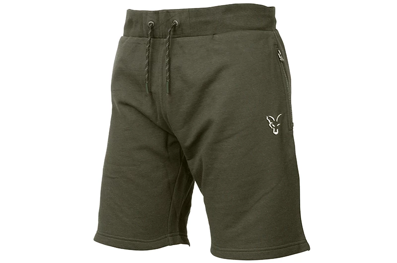 Carp & Specialist Fox Collection Green/Silver LW Jogger Shorts
