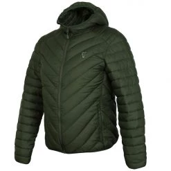 Carp & Specialist Fox Collection Green/Silver Quilted Jacket