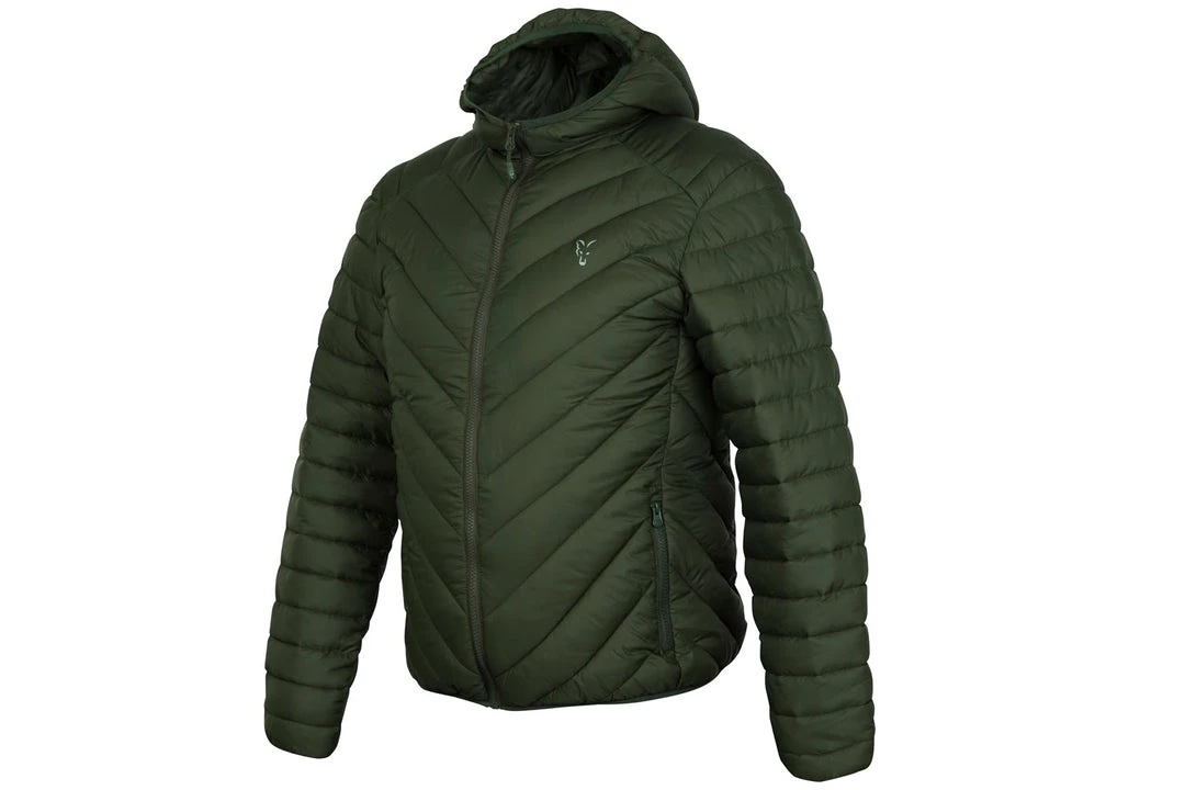 Carp & Specialist Fox Collection Green/Silver Quilted Jacket